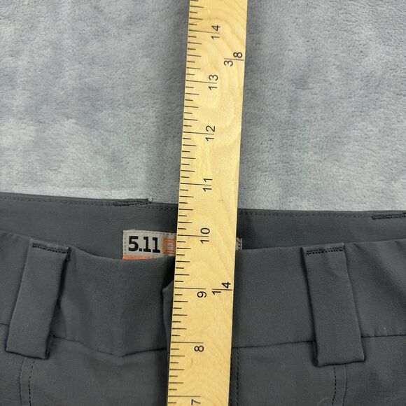5.11 Tactical Cargo Pants Womens 6 Shella Gray Flap Pockets Utility Outdoor Hike - Picture 11 of 12